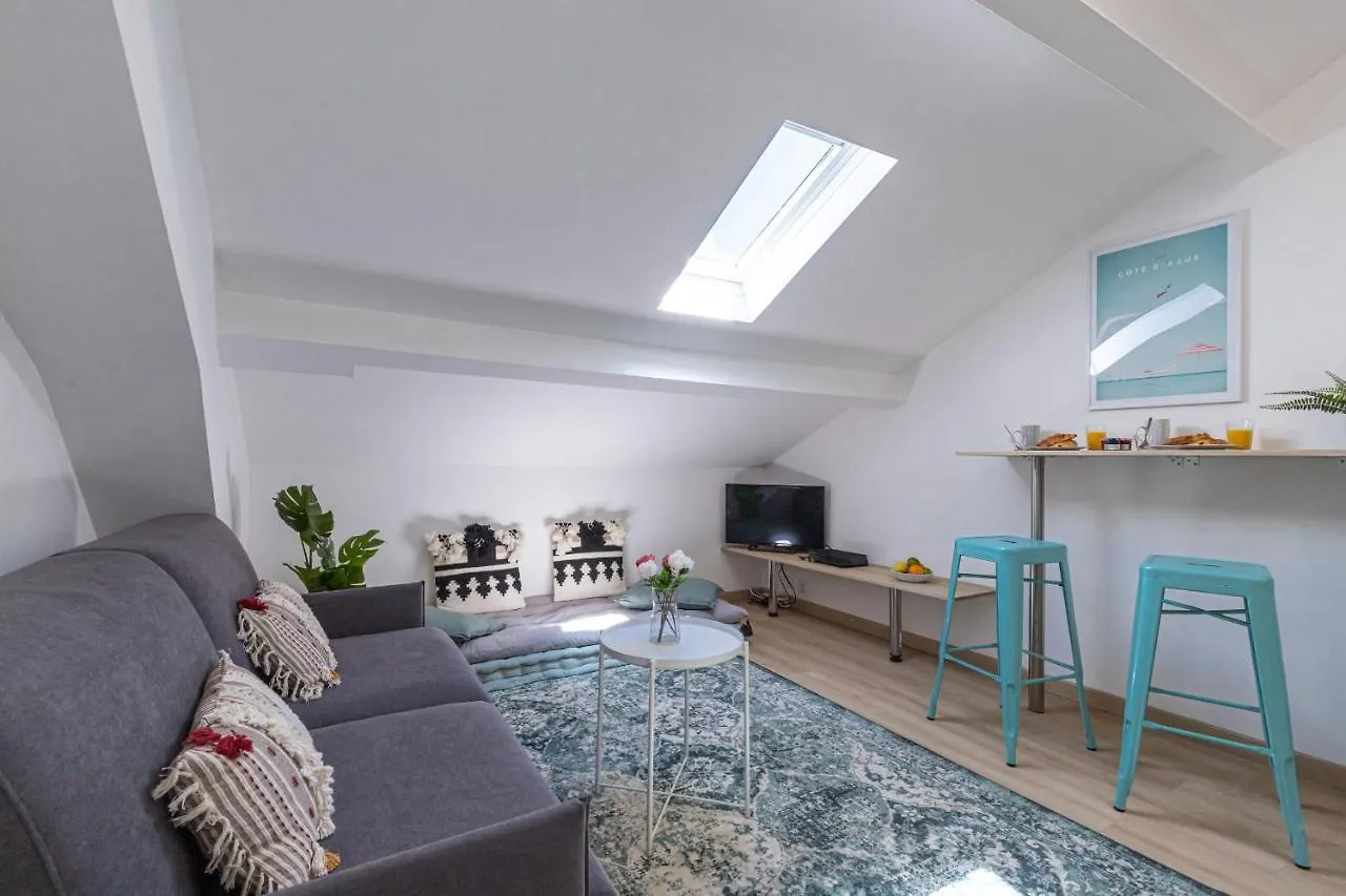 7 Deloye - Charmant 2 Pieces Renove - Dernier Etage - Clim Nice Apartment